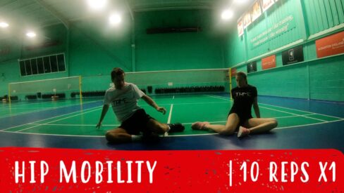 badminton specific hip mobility warm up