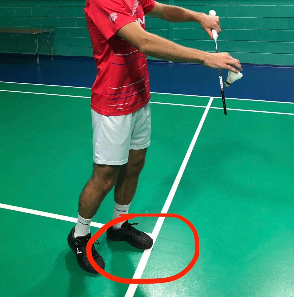 badminton service rules doubles